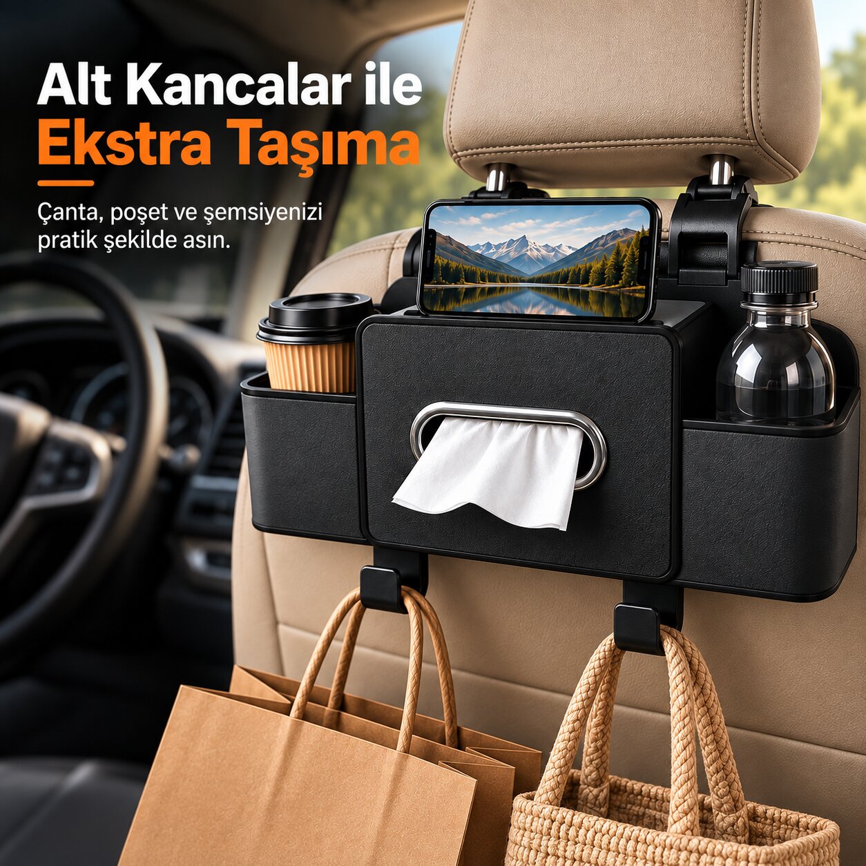 Alt kancalar ile ekstra taşıma