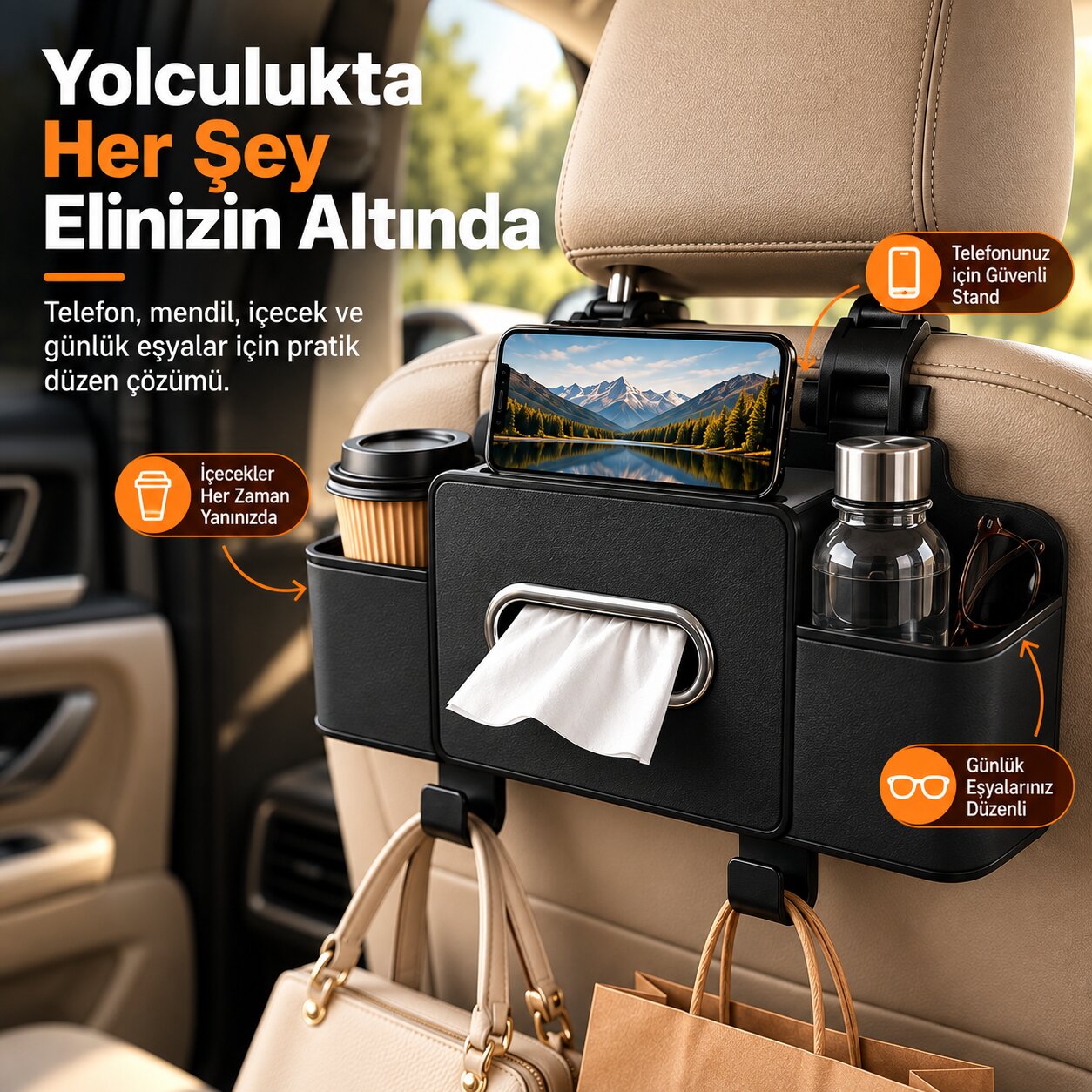 Yolculukta her şey elinizin altında